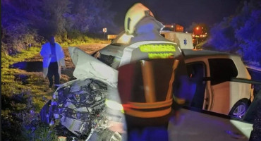 Teška nesreća kod Konjica: Ozlijeđen vozač prevezen u Mostar, sudjelovao kamion iz Gruda