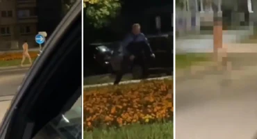 Policijska potjera za golim muškarcem na ulicama Vogošće