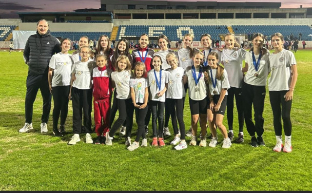 Zrinjski dominirao u Trebinju, 13 medalja za mostarske atletičarke