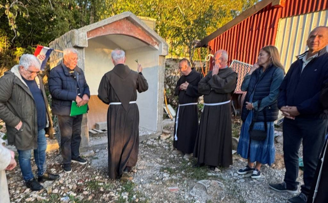 Provincijal fra Jozo Grbeš blagoslovio radove na kapelici na Gorancima