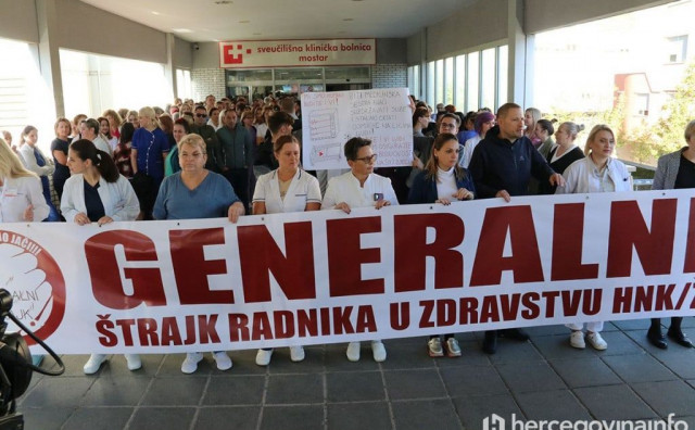 Zdravstveni djelatnici održat će mirno okupljanje ispred SKB Mostar