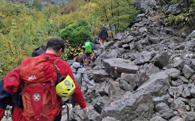 HGSS spasio njemačke planinare iz kanjona Male Paklenice