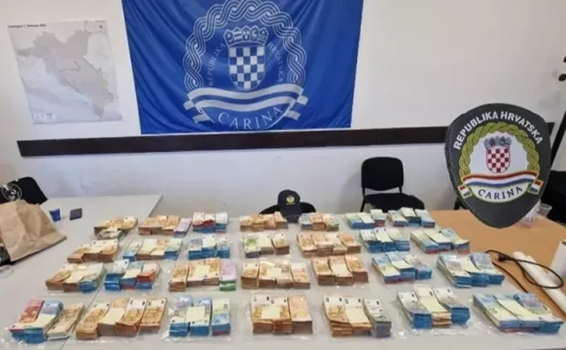 Rekordna zapljena gotovine na granici: Albanac pokušao prokrijumčariti više od 700 tisuća eura