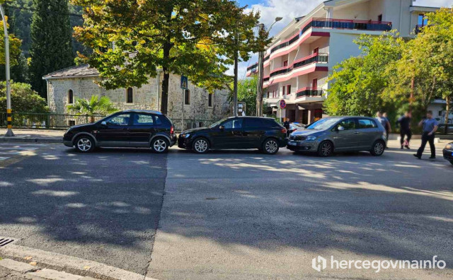 Lančani sudar u Mostaru