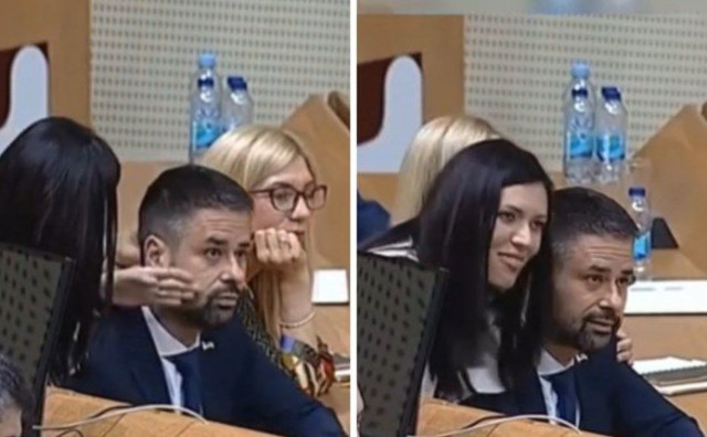 Sanja Vulić mazila ministra Amidžića: 'Molim kolegicu da mu ne sjedi u krilu'