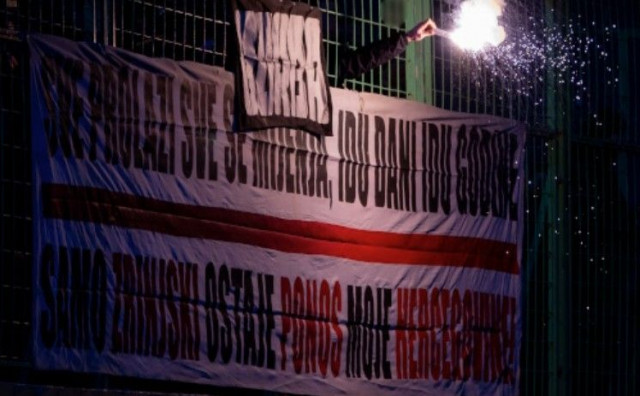 Iako to skoro nikad ne čine, mostarski Ultrasi komentirali rad pravosuđa