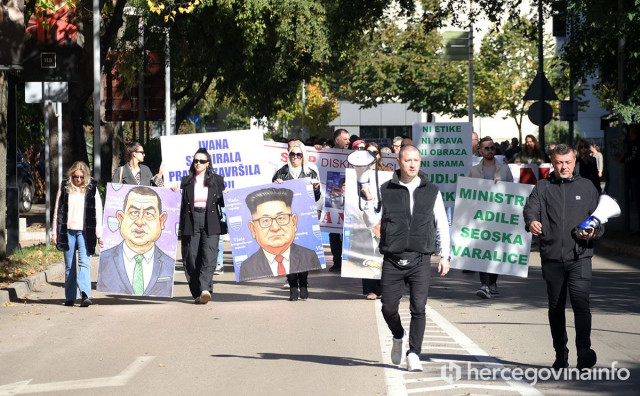 Stotine zdravstvenih djelatnika HNŽ traži ostavku ministra Bevande i novi kolektivni ugovor