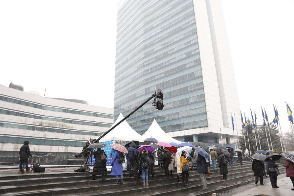 BHRT prosvjed ispred Parlamenta