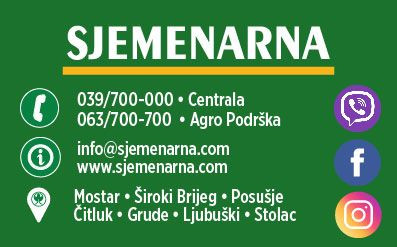 Info baner sjemenarna