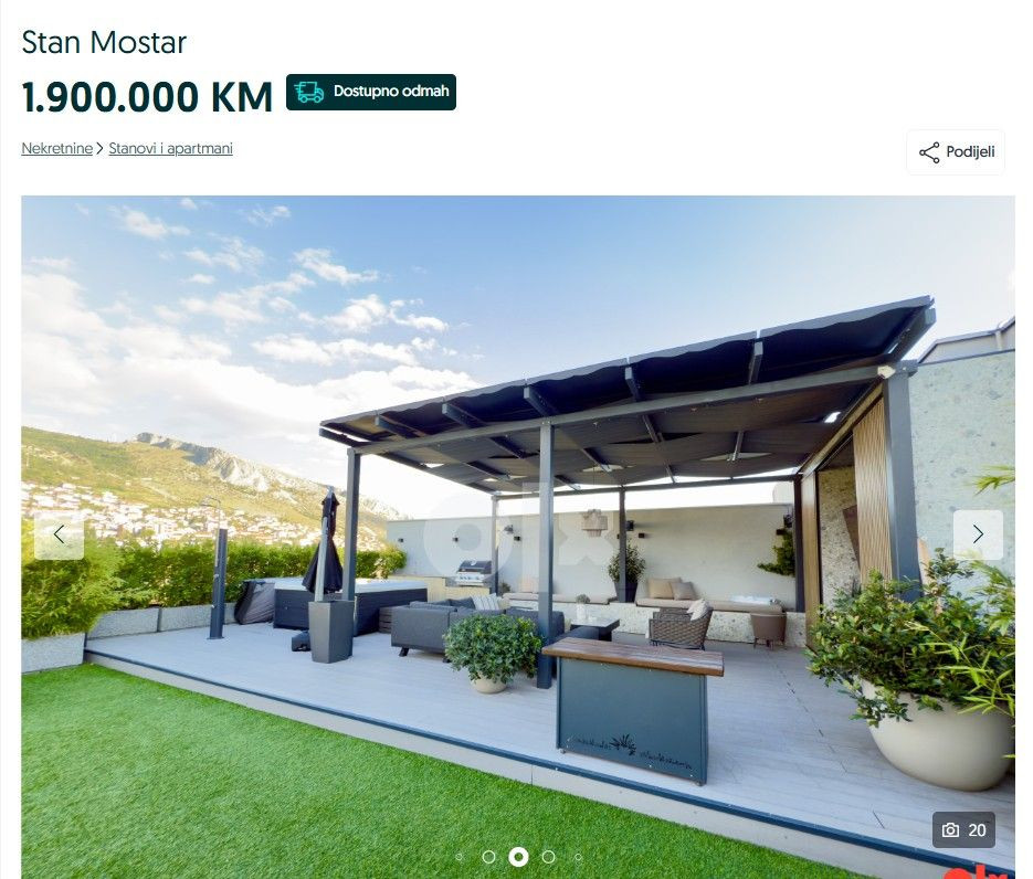 najskuplji stan Mostar