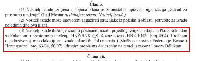 Nositelj izrade prostornog plana po zakonu