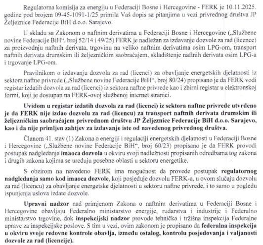 Željeznice prijevoz nafta Blažuj