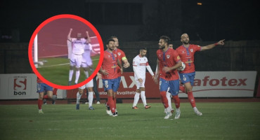 Mreže bruje oko gola Borca: 'Igrač se sklonio na ubačaju', 'čist prekršaj', 'igrač Sloge slavi gol Borca'
