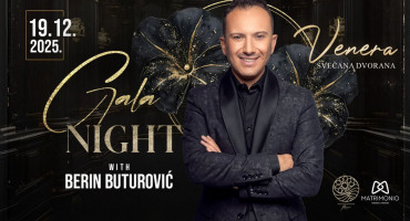Venera svečani domjenak: Berin Buturović, Anid Ćušić, Nermina Mamamović, Nikolina Violina, Boris Bomoštar, i DJ program