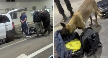 Navijači Hrvatske iz Posušja granica BiH