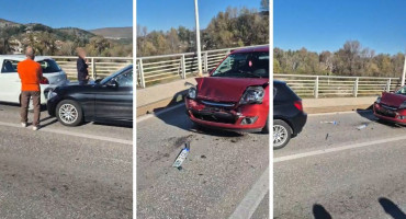 Lančani sudar na mostu u Čapljini