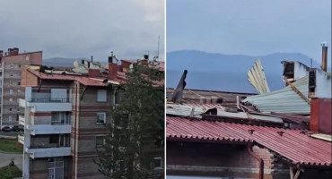 Vjetar u Bugojnu nosio dio krova