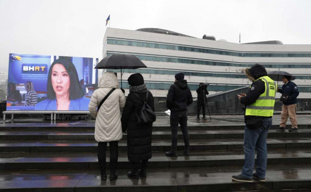 Radnici BHRT-a održali prosvjed ispred Parlamenta BiH