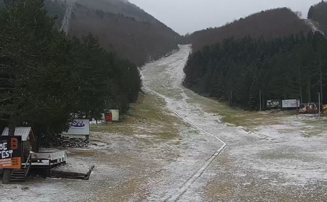 Na Blidinju počeo padati snijeg