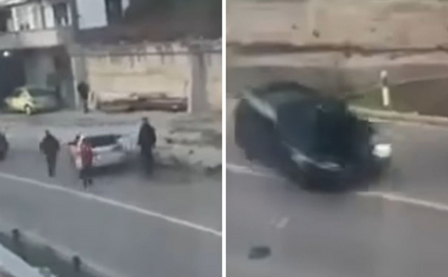 Ovo je trenutak iz Kladuše kada vozač namjerno pregazi muškarca s kojim se sukobio