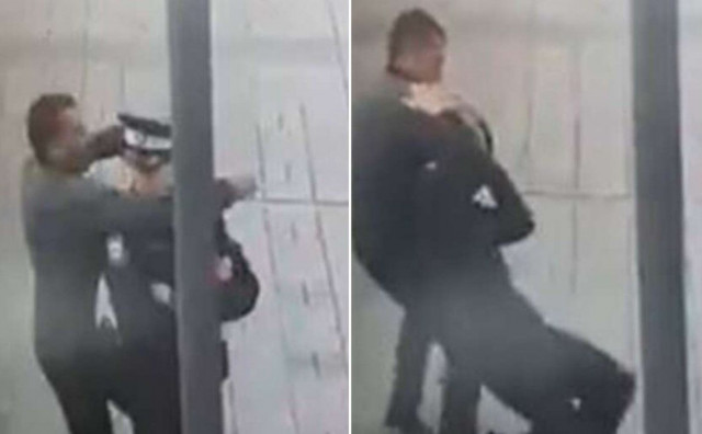 Prišao policajcu sleđa i počeo ga daviti ispred Palate predsjednika u Banjoj Luci