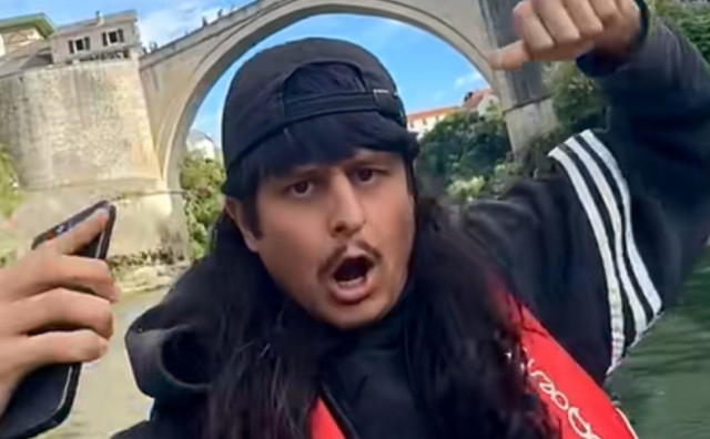 Američki glazbenik i TikTok zvijezda sa više od 14 milijuna pratitelja snimao se u čamcu na Neretvi