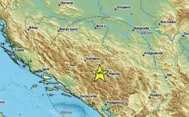 BiH pogodila dva slabija potresa u razmaku od pola sata