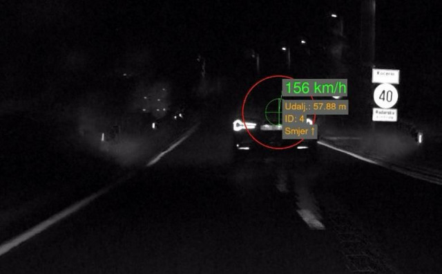 Ekstremno prekoračenje brzine na cesti Grude - Posušje