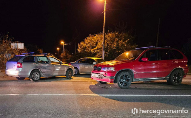 Sudar BMW-a i Škode u Potocima, promet se odvija usporeno