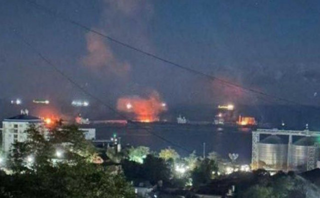 Ukrajinci brutalno napali ruske terminale na Crnom moru