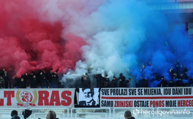 Utakmica Zrinjskog i Posušja nakratko prekinuta zbog skandiranja Ultrasa