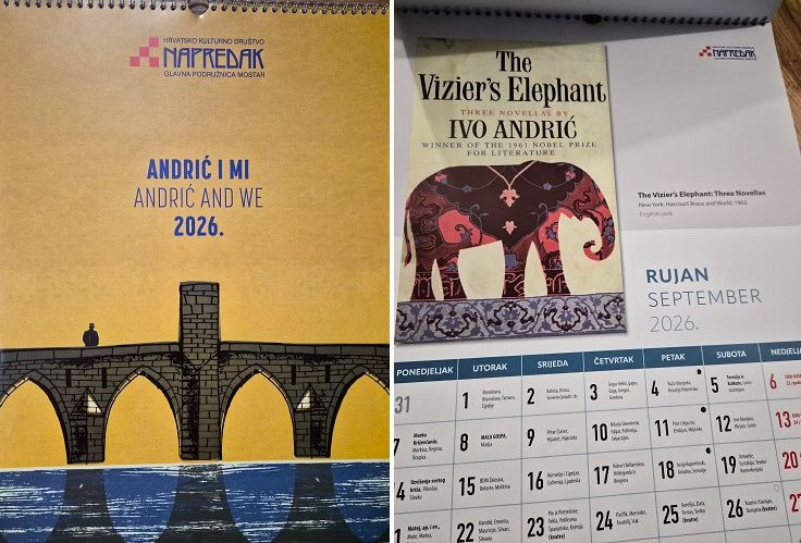 Predstavljen Napretkov kalendar "Andrić i mi"