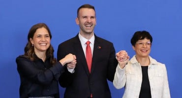 Milojko Spajić, Marta Kos, Marie Bjerr