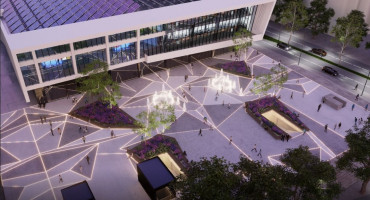 Projektni izgled budućeg Kulturno-sportskog centra Mostar