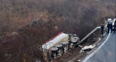 Teška prometna nesreća na magistralnoj cesti Posušje – Široki Brijeg