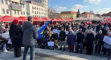 umirovljenici prosvjed u Tuzli