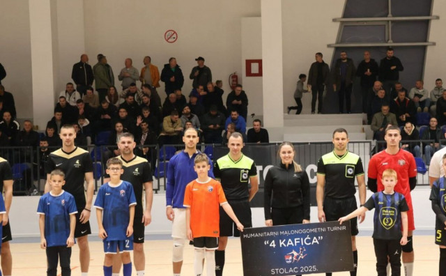 Na humanitarnom turniru '4 kafića' u Stocu prikupljeno 28.679 KM