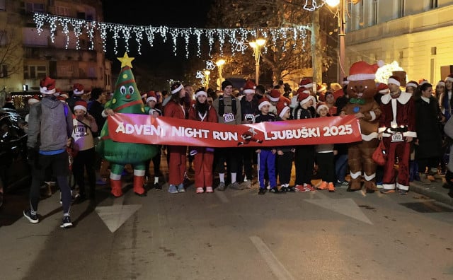 Više od stotinu trkača na Advent Night Runu u Ljubuškom