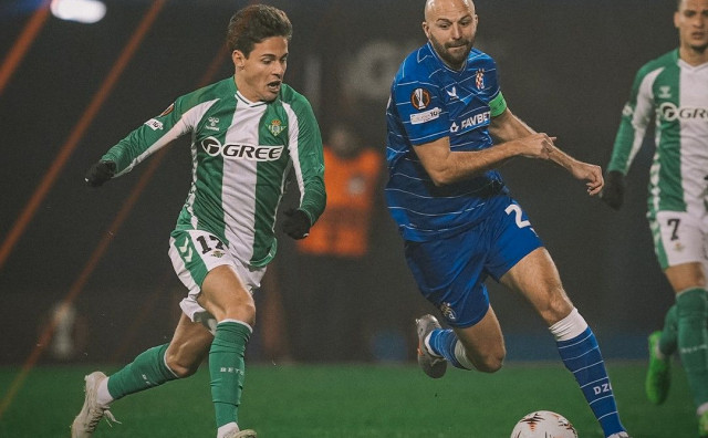 Betis uvjerljivo pobijedio Dinamo na Maksimiru