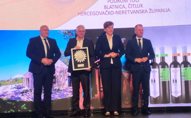 Hercegovački Podrum Tolj osvojio srebro za vinski turizam na međunarodnoj dodjeli u Bjelovaru