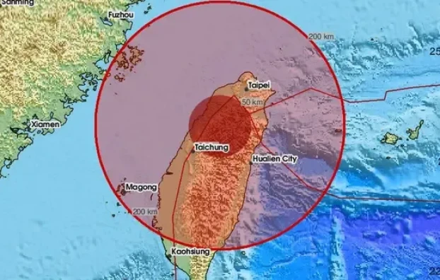 Snažan potres pogodio Tajvan