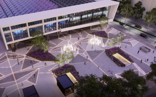 Projektni izgled budućeg Kulturno-sportskog centra Mostar