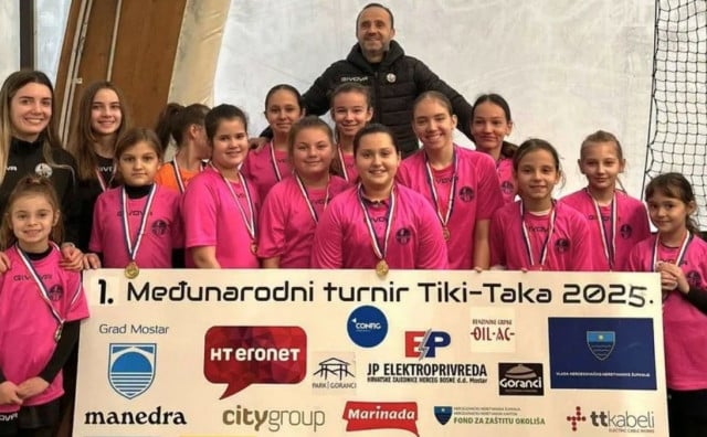 Međunarodni turnir u Mostaru okupio mlade nogometašice