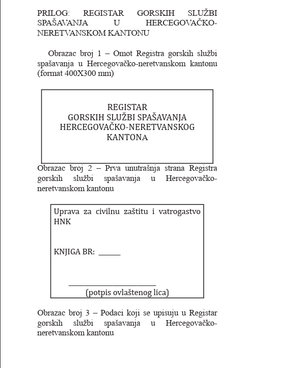 HNŽ službe spašavanja