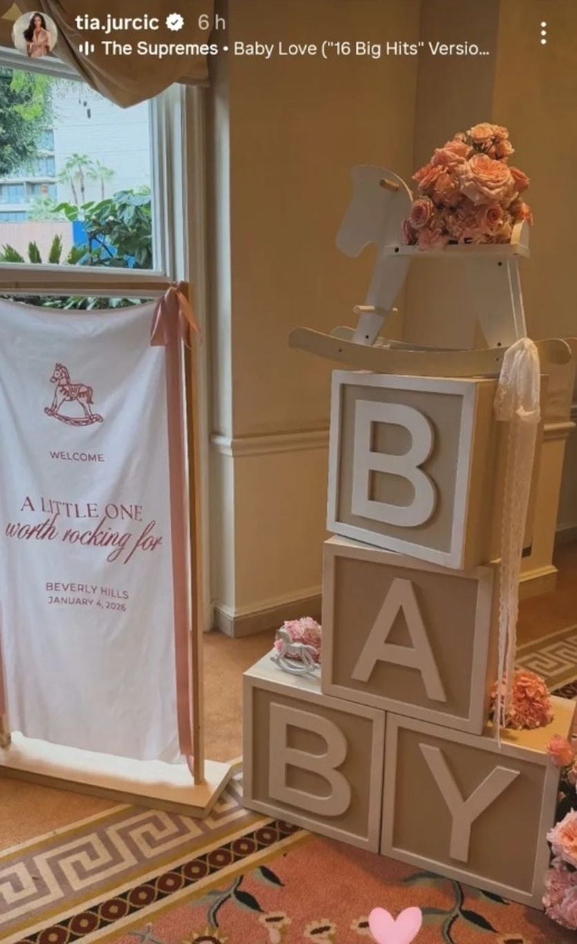 Ivica Zubac baby shower