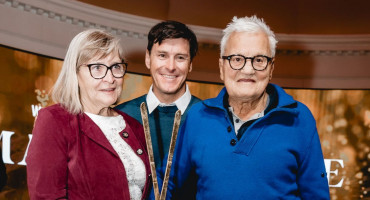 Ivica Kostelić s roditeljima