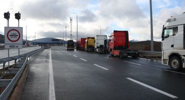 Kamioni prosvjed Bijača 