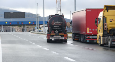 Kamioni prosvjed Bijača 