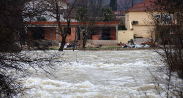 Nabujala Buna i klizište u Cimu, pogled s terena