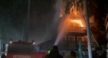 Požar na vikendici na Vlašiću